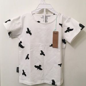 NWT Organic Cotton Shirt | Bird Print